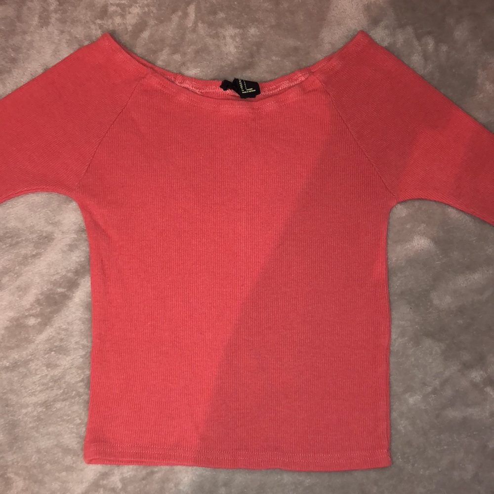 Retro peach top